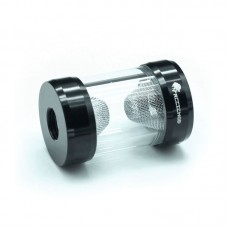 FREEZEMOD GLQ-JX1 Black G1/4 Dual Inner Thread Water Cooler Filter PC Accessory with 0.15MM Mesh