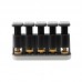 TZT MFX5 Gray Black Hand Finger Exerciser Piano Guitar Finger Trainer w/ 3-8.5LBS Adjustable Tension