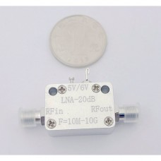 New WYDZ-LNA-10M-10G-20dB 10MHz - 10GHz UWB RF Low Noise Amplifier with SMA Female Connector RF Accessory