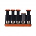 TZT MFX5 Orange Black Hand Finger Exerciser Guitar Finger Trainer w/ 3-8.5LBS Adjustable Tension