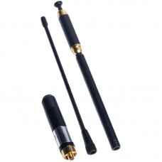 AL-800 33.5" VHF UHF Antenna Walkie Talkie Antenna Telescopic Antenna with SMA Male Connector