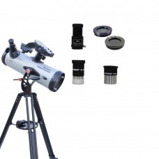 LCM114-AZ Professional Astronomical Telescope 114mm Aperture GoTo Mount Reflector with Tripod for CELESTRON