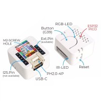 M5Stack ATOM Echo Programmable Smart Speaker RGB LED Display Built-in ESP32 Bluetooth WiFi IoT for Arduino