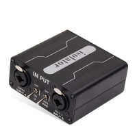 GX200 Portable Audio Isolator Current Noise Cancellation Mixer Microphone Common Loop Filtering XLR 6.5