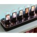 6-Digits RGB Nixie Tube Clock Desktop Decoration 1.14-inch IPS Screen Gesture Control Glow Tube Clock