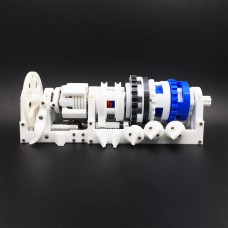 Finished 3D Printing Automobile 6AT Transmission Gearbox Planetary Gear Set Model 6+R Gear with Multi-plate Clutch