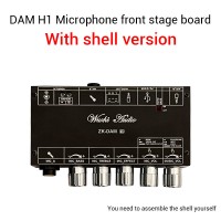 ZK-DAM H1 Microphone Preamplifier Board Mic Preamp with Shell Bluetooth & Decoding for USB Drive