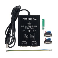 PCAN-USB Pro PCAN FD PRO 12Mbit/s USB to CAN Adapter 2CH CAN FD Compatible with IPEH-004061 for PEAK