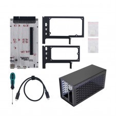 TH3P4G3 Mini External GPU Dock + ATX Power Supply Case for Laptop Thunderbolt-Compatible 3/4