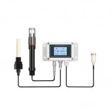Water Quality Sensor PH EC Meter with Screen Waterproof Box Plastic Electrode RS485 for Monitoring