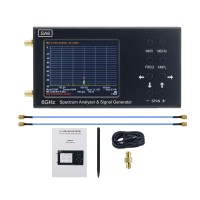 HAMGEEK SA6-V2 35-6200MHz Spectrum Analyzer & Signal Generator Designed with 3.2-Inch Colour Screen