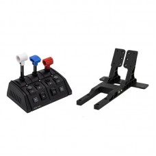 VKBSIM GNX THQ+MFH GNX-THQ VKB Flight SIM Throttle Quadrant Module with MFH Multifunctional Holder