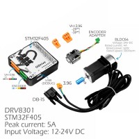 M5Stack ODrive High Performance Three-phase Servo Motor Driver Module for Opensource Motion Control DRV8301