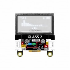 M5Stack Glass2 Unit 1.51-inch Transparent OLED Extended Screen Unit for SSD1309 Driver Solution