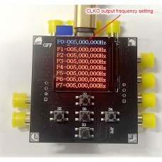 WYDZ-5351B Clock Generator Module Si531B Core Board + STM32 Main Control Board Signal Generator Module 8-CHannel Clock Source