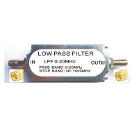 20MHz 50ohms RF Low Pass Filter SMA Female to Female Connector Band Pass Filter High Quality RF Accessory