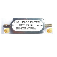 1.7GHz 50ohms RF High Pass Filter SMA Female to Female Connector Band Pass Filter High Quality RF Accessory