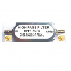 1.7GHz 50ohms RF High Pass Filter SMA Female to Female Connector Band Pass Filter High Quality RF Accessory