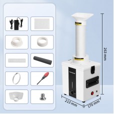 50W High Power Fume Extractor 3-Layer Filtering Air Purifier for Soldering Station and Laser Engraving