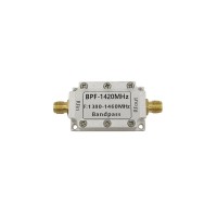 1420MHz SAW RF Band Pass Filter 50ohms SMA Female Connector for Radio Astronomy and COFDM VTX Receiver