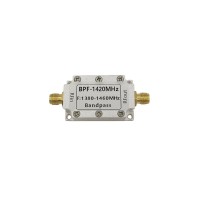 1420MHz SAW RF Band Pass Filter 50ohms SMA Female Connector for Radio Astronomy and COFDM VTX Receiver