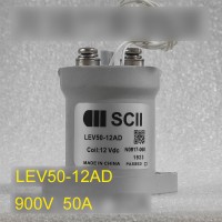 SCII Relay LEV50-12AD Coil 12VDC 900V/50A Electromagnetic Relay High Quality DC Contactor for Vehicle