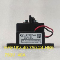 New Energy Resources HFE18V-40-750-24-HB5 Coil 24VDC 750V/40A Electromagnetic Relay DC Relay Contactor for HONGFA