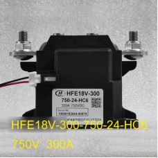 New Energy Resources HFE18V-300-750-24-HC6 Coil 24VDC 750V/300A Electromagnetic Relay DC Relay Contactor for HONGFA