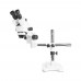 HAYEAR HYZS7045-STL1 Trinocular Single-armed HD Continuous Multiplier 7-45X Zoom Microscope with Industrial Camera and Screen