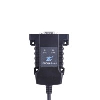 ZLG USBCAN-I-MINI Portable Automotive CAN Bus Analyzer 14000FPS Built-in 120ohms Terminator Support for Linux