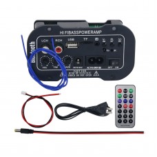 Car Bluetooth HiFi Bass Power AMP Digital Amplifier Stereo USB TF Radio Audio MP3 Music Remote 220V      