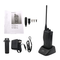 2-Way Radio Walkie Talkie Transceiver UHF Rechargeable Type Handheld 4W 16CH TK-3207G