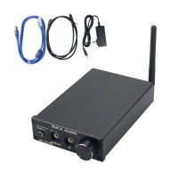 DAC-Q5 PRO Bluetooth 5.0 DAC HiFi Lossless Digital USB Turntable Headphone Amplifier DAC Black