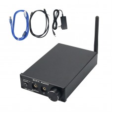 DAC-Q5 PRO Bluetooth 5.0 DAC HiFi Lossless Digital USB Turntable Headphone Amplifier DAC Black