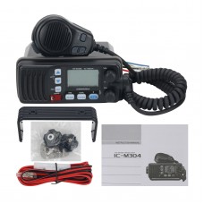 IC-M304 Waterproof Car Radio Station VHF Marine Radio Submersible Mobile Radio 25W For ICOM