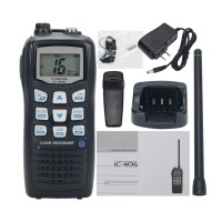 IC-M36 6W 10KM VHF Marine Transceiver IPX7 Floating Walkie Talkie Handheld Transceiver For ICOM