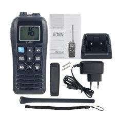 IC-M37 6W 5KM VHF Transceiver Handheld Marine Transceiver Ship Walkie Talkie VHF Radio For ICOM