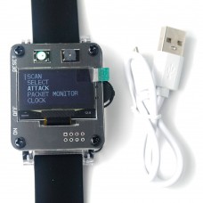 DSTIKE Deauther Watch SE Programming Watch with ESP8266 Deauther Software and Double Acrylic Protection