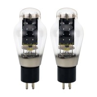 2PCS LINLAITUBE 300B Tube Vacuum Tubes w/ Vinyl Base Nickel-Plated Pins for Tube Amplifier Hifi Amp