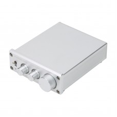 Silvery 12070 2x80W Output Digital Class D Audio Power Amplifier MA12070 with Treble and Bass Adjustment