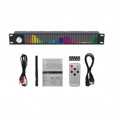Professional 31 Bands Music Spectrum Display Dual Channel 15 Bands Digital Equalizer with Remote Control