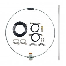 DESHIBO WV-600 10KHz-899MHz Waterproof Broadband Passive Loop Receiving Antenna for Malachite/SDR/ICOM/YAESU