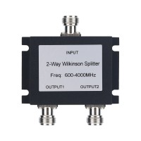 600-4000MHz 2-Way Microstrip Power Divider RF Power Splitter with N-Female Connectors Applied to 5G