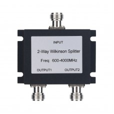 600-4000MHz 2-Way Microstrip Power Divider RF Power Splitter with N-Female Connectors Applied to 5G