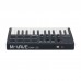 M-VAVE SMK-25 Black 25 Key MIDI Keyboard Controller with RGB Backlit Drum Pads for Arrangement