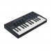 M-VAVE SMK-25 Black 25 Key MIDI Keyboard Controller with RGB Backlit Drum Pads for Arrangement