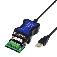 DAM3232N-0.7m USB to RS485 Adapter Cable 1-Channel USB-RS485 Converter Compatible with USB1.1/USB2.0