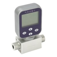 0-50L/min Compressed Air Flow Meter Miniature Thermal Gas Flow Meter Mass Gas Flow Meter with RS485