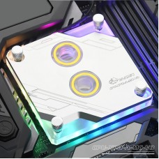 Bykski CPU-XPR-A-MC-V3 Silver CPU Water Block CPU Water Cooling Block 5V RBW (A-RGB) for LGA1700