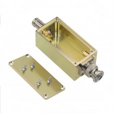 AL2391 BNC Project Box Enclosure Shielded Box Aluminum Box with Cover BNC Male to BNC Female